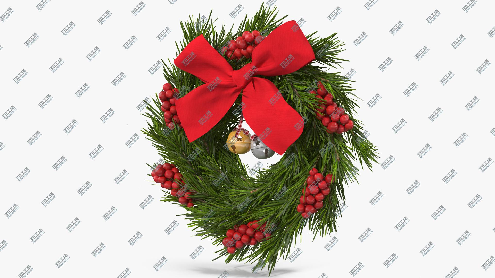 images/goods_img/2021040164/Christmas Wreath with Bells 3D model/4.jpg